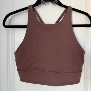 Lululemon energy high neck longline sports bra in size 10